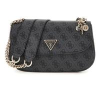 GUESS Eco Erica Convertible Xbody Flap Bag Coal Logo