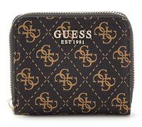 GUESS Eco Erica SLG Small Zip Around Brown Logo