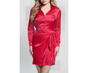 GUESS Eco Es Ls Alya Dress Karma Pink Talla: XS | Blusón Outlet | Mujer | Rosa