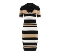 GUESS Eco Evie Striped Polo Dr Black White Gold Str Talla: XS | Mini Vestidos Outlet | Mujer | Negro
