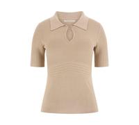 GUESS Eco Flora Cut-out Polo S Macadamia Nuts Talla: XL | Jerséis de Punto Outlet | Mujer