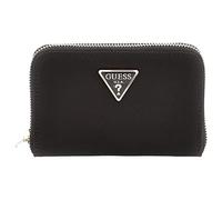 Guess Eco Gemma SLG Small Zip Around Wallet Black, Nero