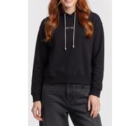 GUESS Eco Hoodie Shiny Cord Sw Jet Black A996 Talla: XS | Sudaderas con Capucha Outlet | Mujer | Negro