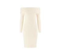 Guess Eco Long Sleeve Off Shoulder Amber Cable Dress Vestido, Azul Cobalto, M para Mujer