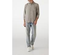 GUESS Eco Ls Bowie Tencel Shir Traditional Khaki Mu Talla: S | Camisas Casuales Outlet | Hombre | Marrón