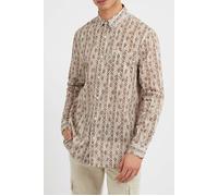 GUESS Eco Ls Collins Aop Shirt Beige Bohemian Print Talla: S | Camisas Casuales Outlet | Hombre | Marrón