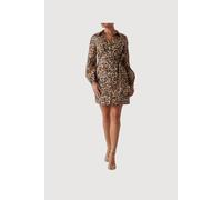 GUESS Eco Ls Faith Dress Cheetah Skin Print Talla: XS | Mini Vestidos Outlet | Mujer