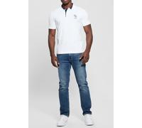 GUESS Eco Lyle Ss Polo Pure White Talla: S | Camisas Casuales Outlet | Hombre | Blanco