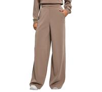 GUESS Eco Olympe Wide Leg Pants Pantalón, Praliné, M Mujeres