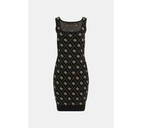 GUESS Eco Sarah 4g Sl Dress Sw Black Travertine San Talla: S | Mini Vestidos Outlet | Mujer | Negro