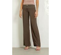 GUESS Eco Sexy Palazzo General Brown Talla: W26L34 | Pantalones Anchos Outlet | Mujer | Marrón