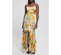 GUESS Eco Sl Vicky Dress Gold Coast Floral Pr Talla: XS | Vestidos Maxi Outlet | Mujer | Amarillo