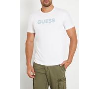 GUESS Eco Ss Cn Classic Design Pure White Talla: S | Pantalones Cargo Outlet | Hombre | Blanco