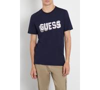 GUESS Eco Ss Cn Logo Tee Smart Blue Talla: L | Pantalones Cargo Outlet | Hombre | Azul