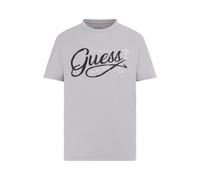 GUESS Eco Ss Cn Logo Tee Soft Grey Talla: M | Camisetas con Decoración Impresa Outlet | Hombre | Gris