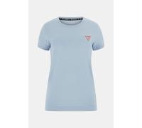 GUESS Eco Ss Cn Mini Triangle Coronado Blue Talla: XL | Camisetas de Seda Outlet | Mujer | Azul