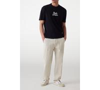 GUESS Eco Ss Cn Patch At Back Jet Black A996 Talla: XS | Camisetas con Decoración Impresa Outlet | Hombre | Negro