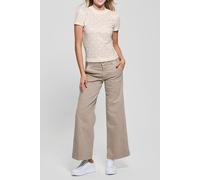 GUESS Eco Ss Mock Neck All Ove Muted Stone Talla: S | Camisetas de Seda Outlet | Mujer