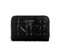 Guess Edita SLG - Billetera Grande con Cremallera Alrededor, Negro, Talla única, Edita - Cartera Mediana con Cremallera