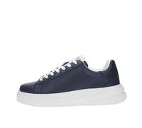 GUESS Elba, Sneaker Hombre, Azul y Blanco, 45 EU