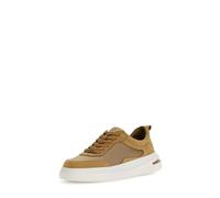Guess Elbano - Zapatillas Deportivas Bajas para Hombre, marrón, 41 EU