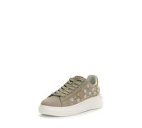 GUESS Zapatillas deportivas bajas 'ELBINA12' oro / taupe / transparente / blanco perla 41 oro / taupe / transparente / blanco perla