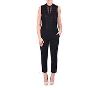 Guess Elda Overall, Mono para Mujer, Negro (Jet Black W/Frost G), 38 (Talla del Fabricante: 26)