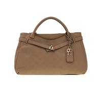 Guess - Ella Logo Girlfriend Satchel - Bags - Mujer - Marrón - ONE SIZE -