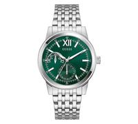 Guess Emerson GW0976G5 - Reloj de Pulsera para Hombre (Acero Inoxidable, 42 mm, Correa de Acero Inoxidable, 5 Bares), Color Plateado