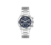 Guess Reloj de Pulsera para Mujer Equality GW0769L1 Plateado, Correa Acero Inoxidable, 40 mm, 5 bar