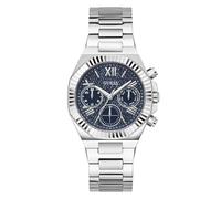 Guess Equality GW0769L1 - Reloj de Pulsera para Mujer, Color Plateado con Correa de Acero Inoxidable, Resistencia al Agua: 5 Bar, diámetro de la Caja: 40 mm