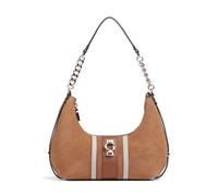 GUESS Erenia - Bolso de hombro con cremallera superior, Coñac Multi, Talla única, Erenia - Bolso de hombro con cremallera superior