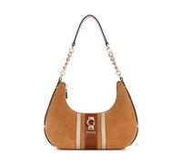 GUESS Erenia - Bolso de hombro con cremallera superior, Coñac Multi, Talla única, Erenia - Bolso de hombro con cremallera superior