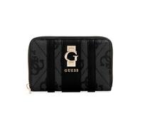 Guess Erenia - Cartera Mediana con Cremallera para Mujer, Coal Logo, Talla Unica
