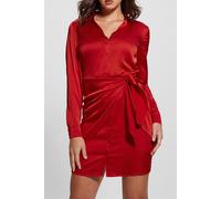 GUESS Es Ls Alya Dress Bonfire Red Talla: S | Blusón Outlet | Mujer | Rojo
