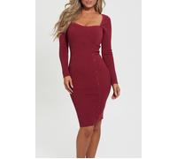 GUESS Es Ls Sweethrt Margo Beet Juice Red Talla: L | Outlet | Mujer | Rojo