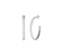 Guess Essenza - Pendientes para mujer, color plateado