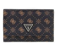GUESS Estuche de identificación Silia Passport Organizer Espresso Logo marrón Oscuro