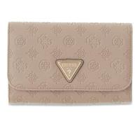 GUESS Estuche de identificación Wilder Travel Passport Organizer Taupe Logo marrón Topo