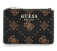 GUESS Estuche de Tarjetas Carrie Logo SLG Credit Card Case Espresso Logo marrón Oscuro