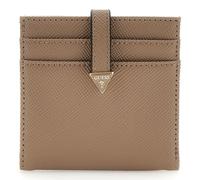 GUESS estuche de tarjetas Laurel SLG Tab Card Case Dark Taupe