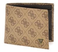 GUESS Estuche de Tarjetas Milano Bifold No Coin Wallet Beige/Brown marrón Claro