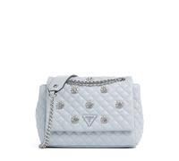 Guess Everlee Bolso de hombro azul claro, imitación de cuero, mujer