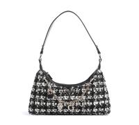 Guess Everlee Bolso de hombro negro/blanco, fibra sintética, mujer