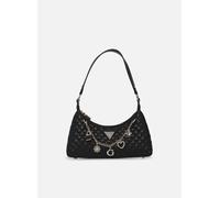 Guess Everlee Top Zip Shoulder Bag T.U Negro