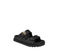 GUESS Fabula, Sandalias Planas Mujer, Negro 001, 42 EU