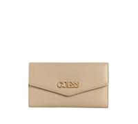 GUESS Factory Hallow Lane - Cartera delgada para mujer, gris topo, Cartera