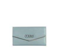 GUESS Factory Hallow Lane - Cartera delgada para mujer, mezclilla pálida, Cartera