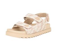 GUESS Fadey, Sandalias Planas Mujer, Light Pink White Logo Multi, 42 EU