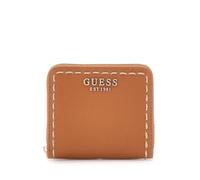 Guess - Familia:Cinta Slots para tarjetas de crédito. Compartimento principal con bolsillo para monedas interior con botón. Texto logotipo frontal. Medidas 11x9x2 cm. Beige CARAMEL TU CAR, Caramelo